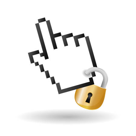 Security System concept with icon design, vector illustration 10 eps graphic.のイラスト素材
