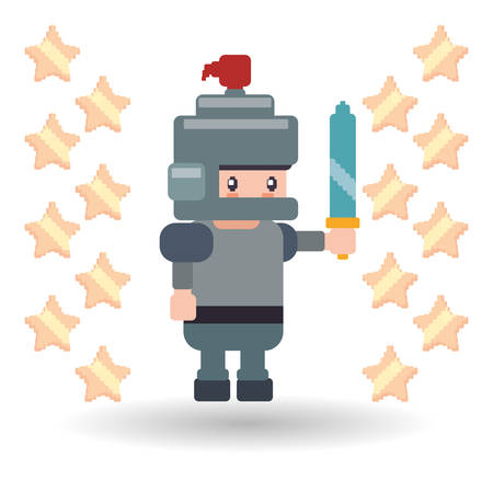 Videogame concept with icon design, vector illustration 10 eps graphic.のイラスト素材