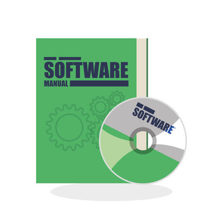 Development and software concept with icon design, vector illustration 10 eps graphic.のイラスト素材