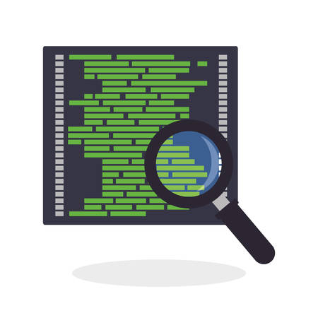 Development and software concept with icon design, vector illustration 10 eps graphic.のイラスト素材