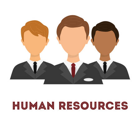 Human resources concept with icon design, vector illustration 10 eps graphic.のイラスト素材