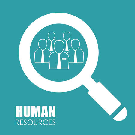 Human resources concept with icon design, vector illustration 10 eps graphic.のイラスト素材