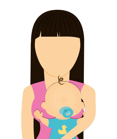 Family concept with icon design, vector illustration 10 eps graphic.のイラスト素材