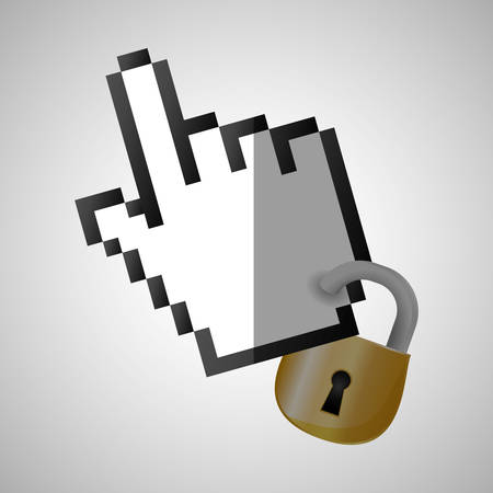 Security System concept with icon design, vector illustration 10 eps graphic.のイラスト素材