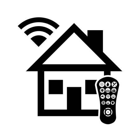 Smart house concept with icon design, vector illustration 10 eps graphic.のイラスト素材