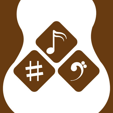 Music concept with icon design, vector illustration 10 eps graphic.のイラスト素材