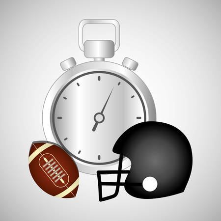 American football concept with icon design, vector illustration 10 eps graphic.のイラスト素材