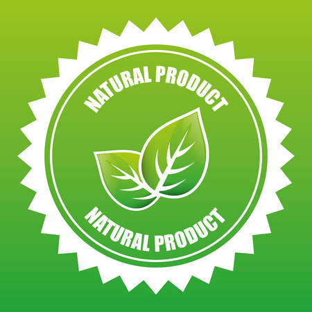 Organic Product concept with icon design, vector illustration 10 eps graphic.のイラスト素材