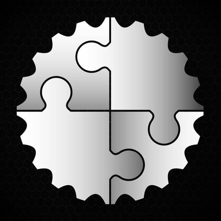 Gear concept with icon design, vector illustration 10 eps graphic.のイラスト素材