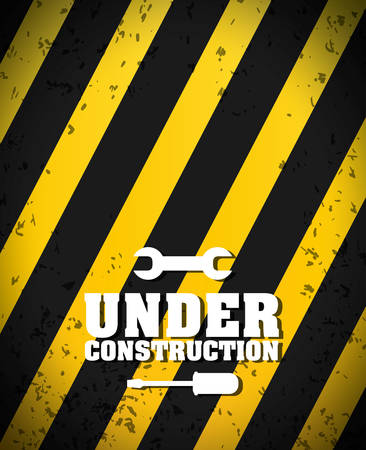 Under construction concept with icon design, vector illustration 10 eps graphic.のイラスト素材