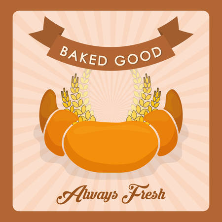 Bakery concept with icon design, vector illustration 10 eps graphic.のイラスト素材