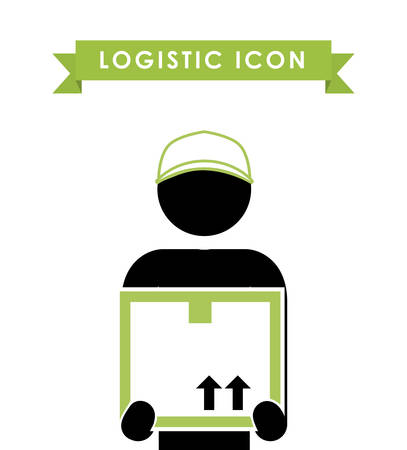 Logistic concept with icon design, vector illustration 10 eps graphic.のイラスト素材