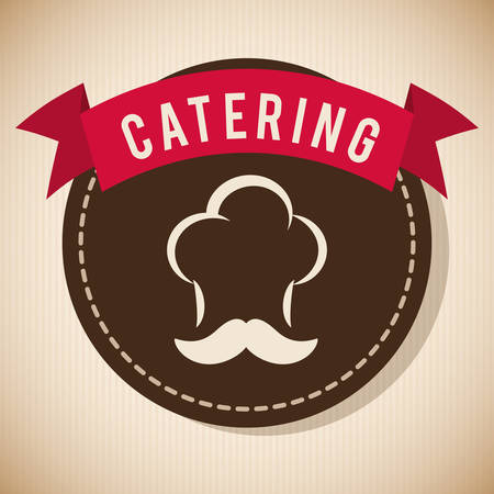 Catering concept with icon design, vector illustration 10 eps graphic.のイラスト素材