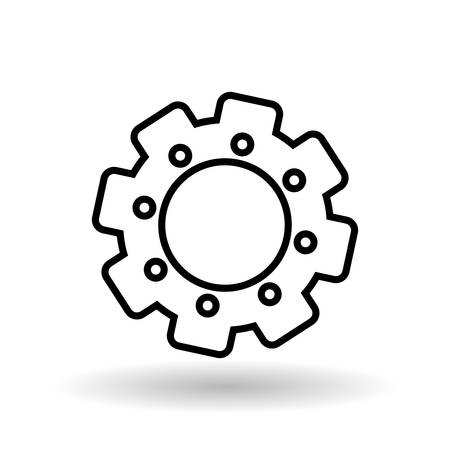 gear concept with icon design, vector illustration 10 eps graphic.のイラスト素材
