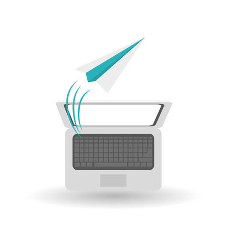 laptop concept with icon design, vector illustration 10 eps graphic.のイラスト素材