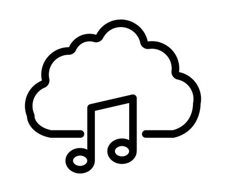Music concept with icon designのイラスト素材