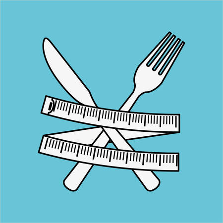 healthy lifestyle concept with icon design, vector illustration 10 eps graphic.のイラスト素材