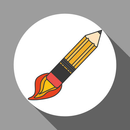 pencil concept with icon design, vector illustration 10 eps graphic.のイラスト素材