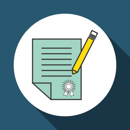 document  concept with icon design, vector illustration 10 eps graphic.のイラスト素材