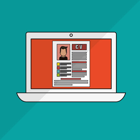 human resources concept with icon design, vector illustration 10 eps graphic.のイラスト素材