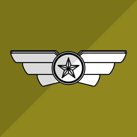 Military  icon concept with icon design, vector illustration 10 eps graphic.のイラスト素材