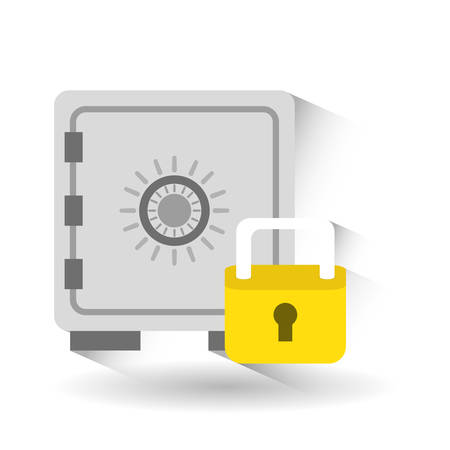 Security system concept with icon design, vector illustration 10 eps graphic.のイラスト素材