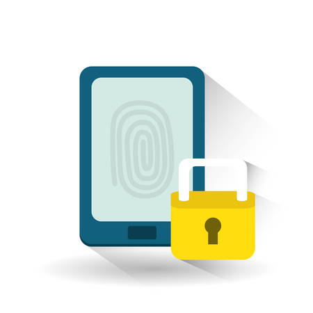 Security system concept with icon design, vector illustration 10 eps graphic.のイラスト素材
