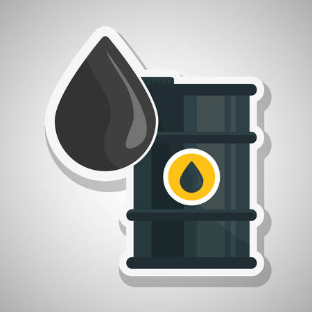 Oil industry icon concept with icon design, vector illustration 10 eps graphic.のイラスト素材
