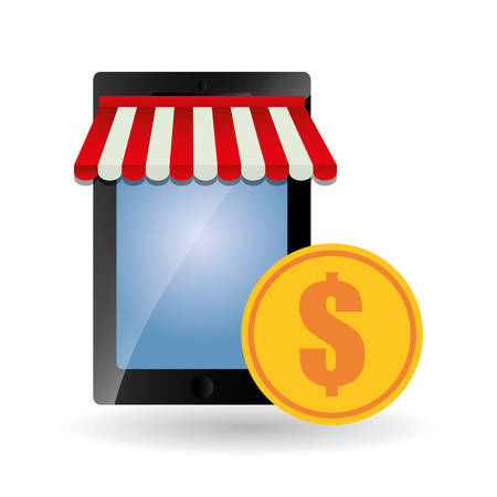 shopping concept with icon design, vector illustration 10 eps graphic.のイラスト素材