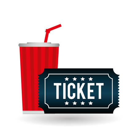 Movie concept with icon design, vector illustration 10 eps graphic.のイラスト素材