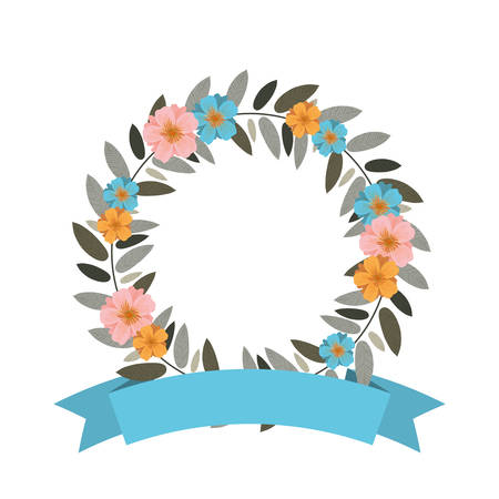 Floral concept with icon design, vector illustration 10 eps graphic.のイラスト素材