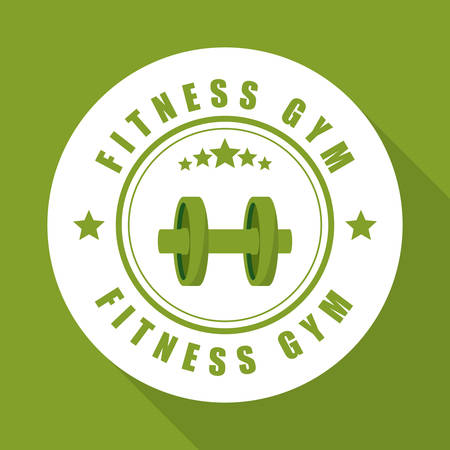 Fitness concept with icon design, vector illustration 10 eps graphic.のイラスト素材