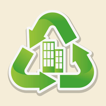 eco concept with icon design, vector illustration 10 eps graphic.のイラスト素材