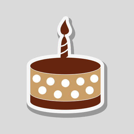 cake concept with icon design, vector illustration 10 eps graphic.のイラスト素材