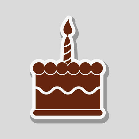 cake concept with icon design, vector illustration 10 eps graphic.のイラスト素材