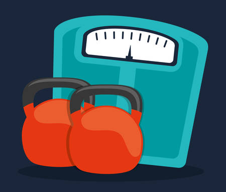 Healthy lifestyle concept with icon design, vector illustration 10 eps graphic.のイラスト素材