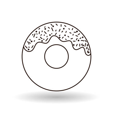 Donut concept with icon design, vector illustration 10 eps graphic.のイラスト素材