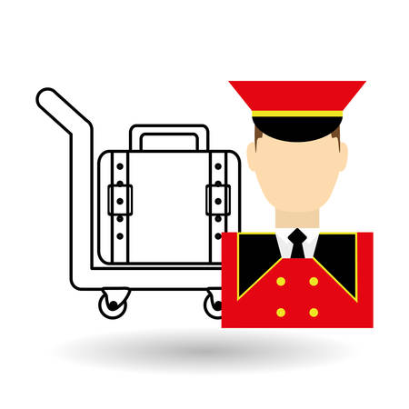 Hotel concept with icon design, vector illustration 10 eps graphic.のイラスト素材