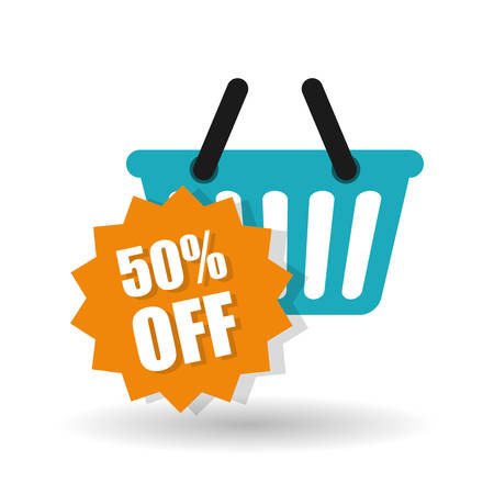 Shopping concept with icon design, vector illustration 10 eps graphic.のイラスト素材