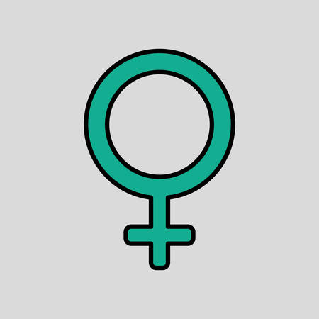gender concept with icon design, vector illustration 10 eps graphic.のイラスト素材