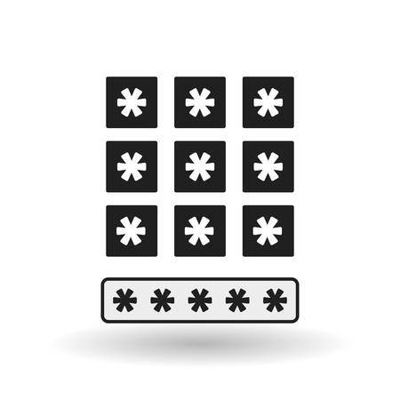 security system concept with icon design, vector illustration 10 eps graphic.のイラスト素材