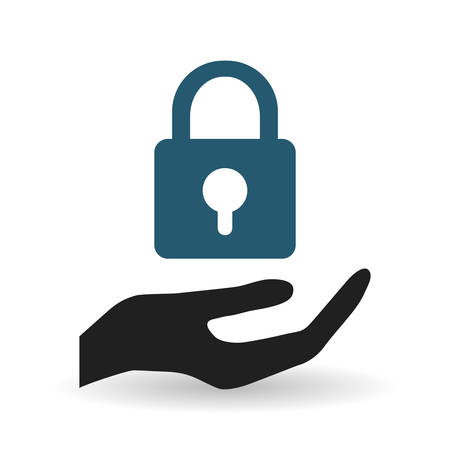 security system concept with icon design, vector illustration 10 eps graphic.のイラスト素材