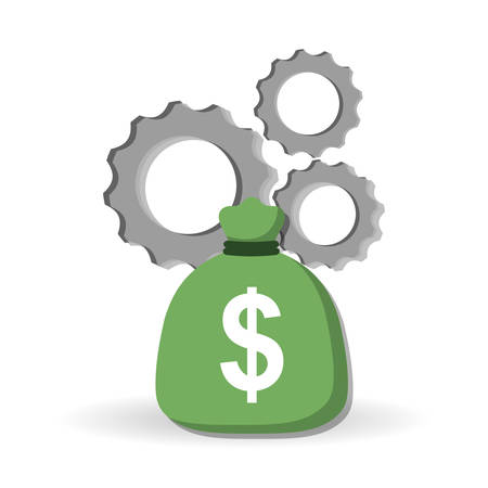 money concept with icon design, vector illustration 10 eps graphic.のイラスト素材