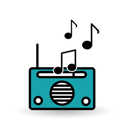 music concept with icon design, vector illustration 10 eps graphic.のイラスト素材