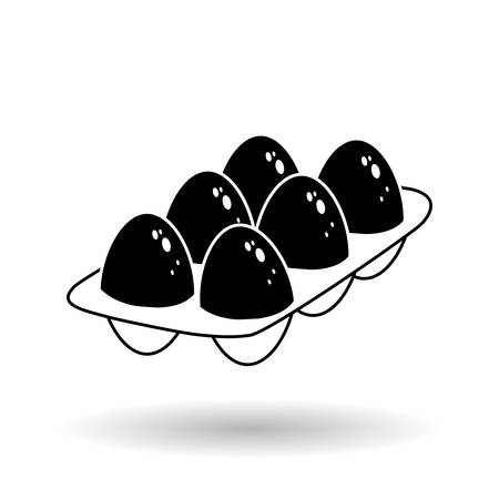 food concept with icon design, vector illustration 10 eps graphic.のイラスト素材