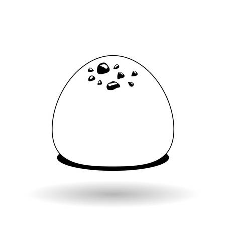 Chocolate concept with icon design, vector illustration 10 eps graphic.のイラスト素材