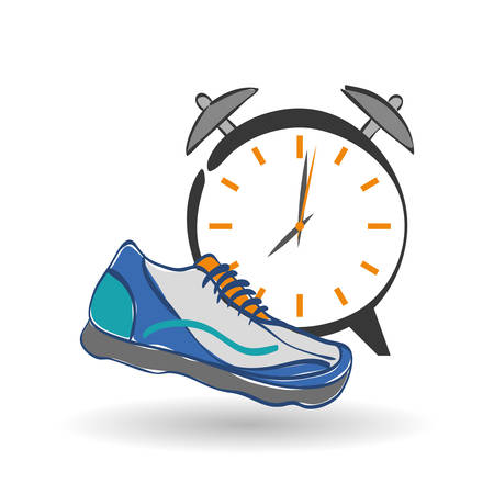 Healthy lifestyle concept with icon design, vector illustration 10 eps graphic.のイラスト素材