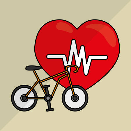 healthy lifestyle concept with icon design, vector illustration 10 eps graphic.のイラスト素材