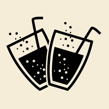 drink  concept with icon design, vector illustration 10 eps graphic.のイラスト素材