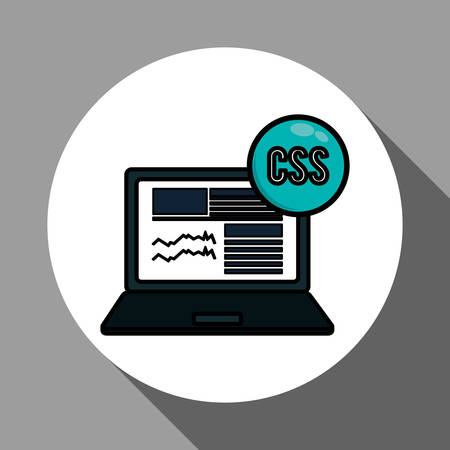 web development concept with icon design, vector illustration 10 eps graphic.のイラスト素材